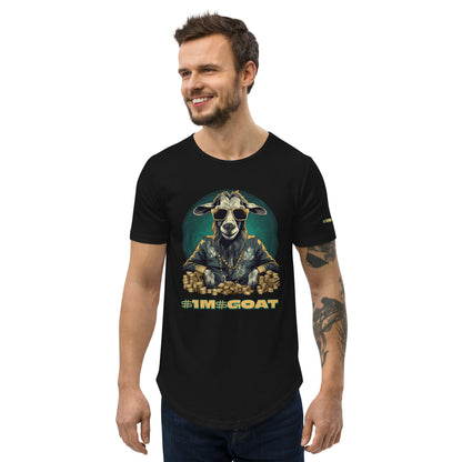 GOAT Curved Hem T-Shirt (Copy)